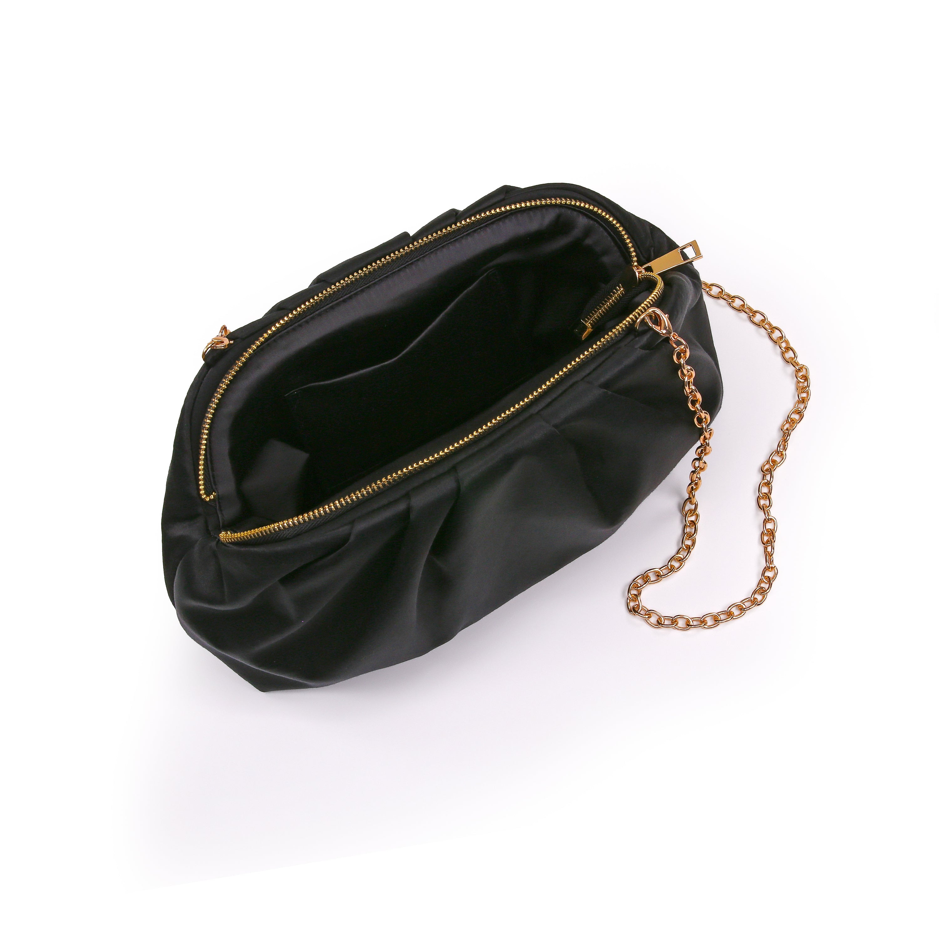 badgley-mischka-audrey-seiden-satin-clutch-schwarz image 4