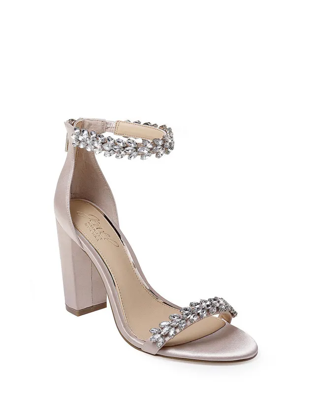 badgley-mischka-mayra-jw2529-abendschuhe-silber-blockabsatz image 1