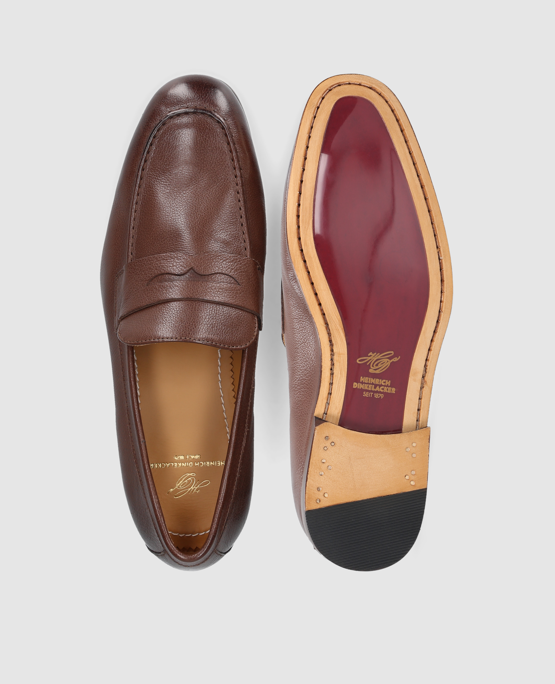 heinrich-dinkelacker-wien-amalfi-plain-w-loafer-dunkelbraun-b-ffel image 8