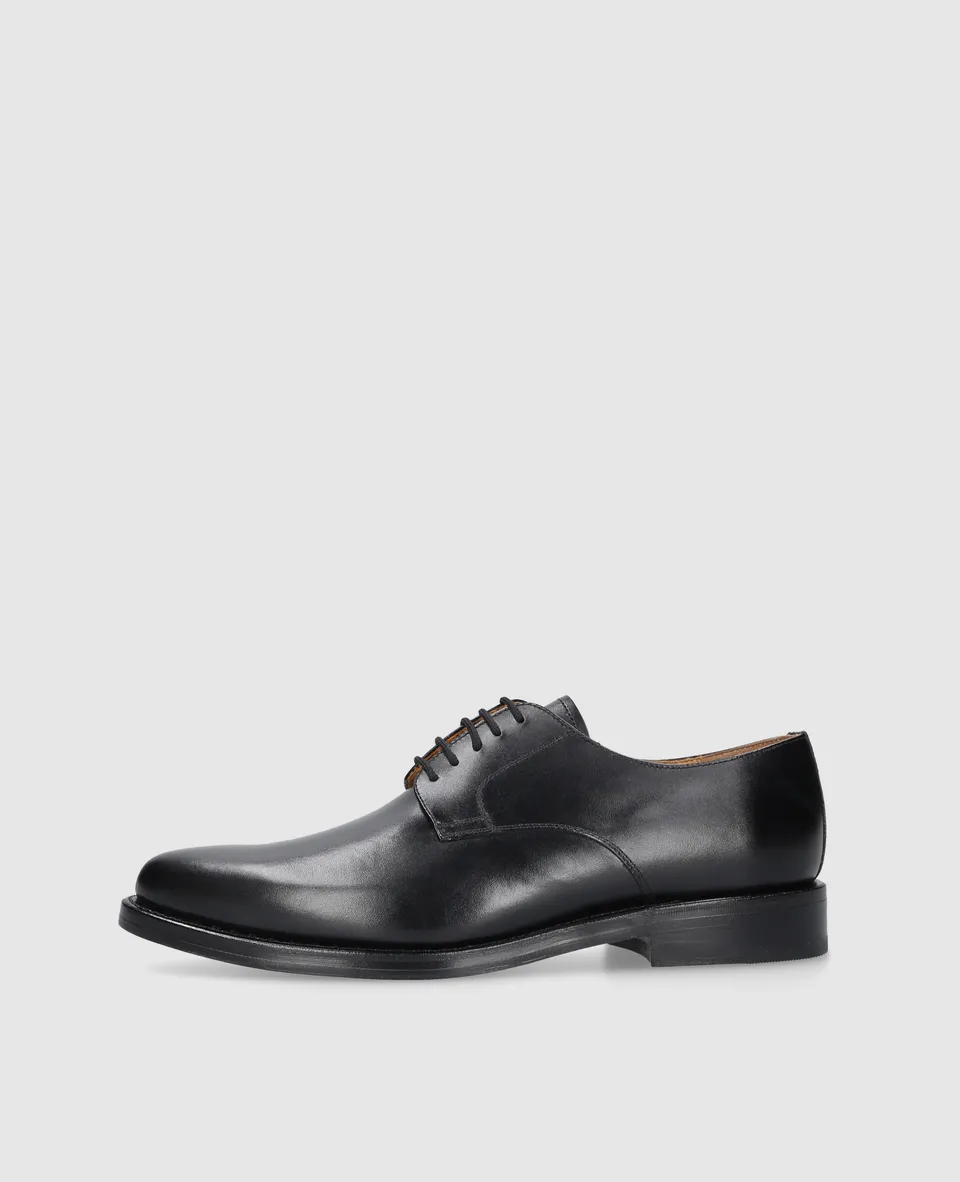 heinrich-dinkelacker-milano-plain-derby-schn-rschuh-schwarz image 1