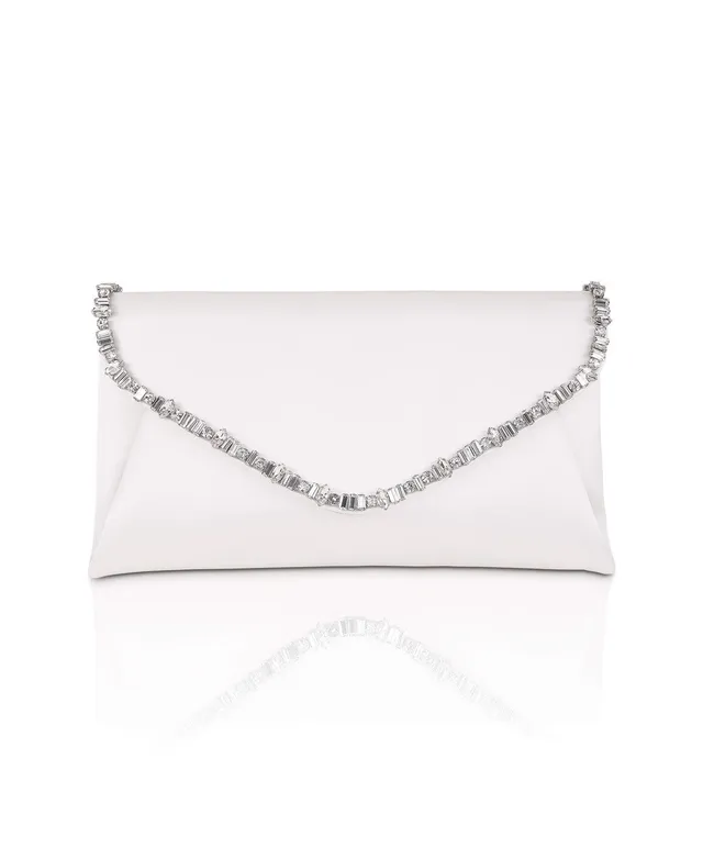 badgley-mischka-mika-satin-envelope-clutch-schwarz-kristall image 1