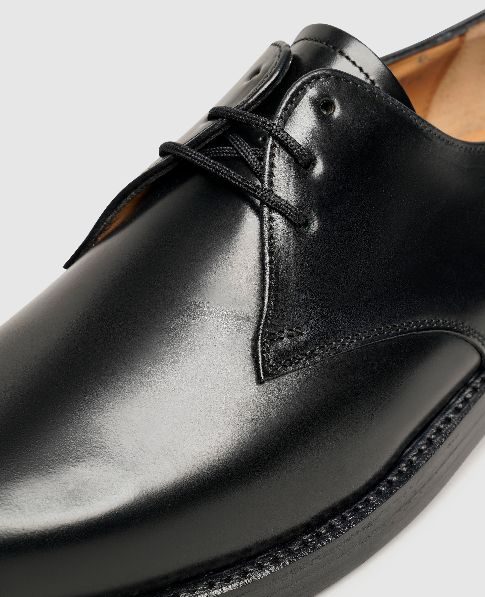 heinrich-dinkelacker-rio-plain-c-derby-schwarz-shell-cordovan image 4