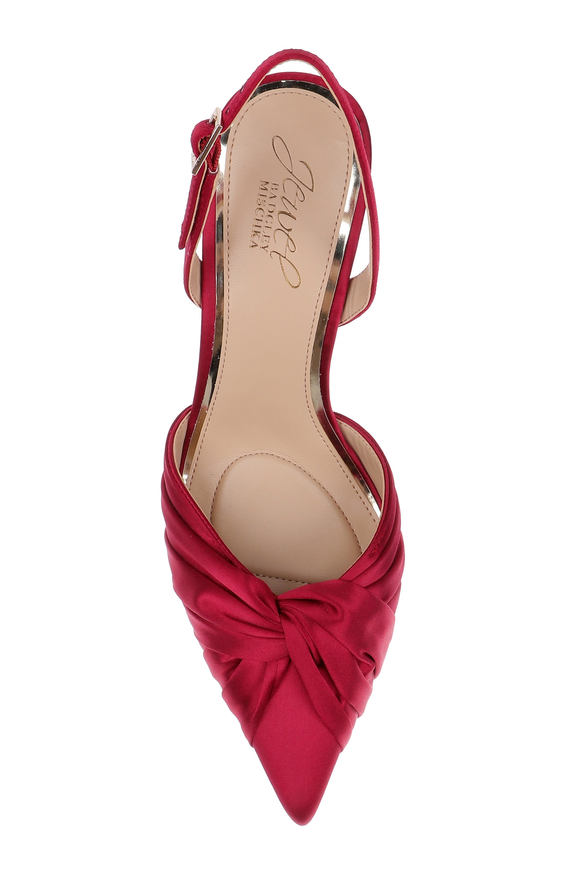 badgley-mischka-zariel-slingback-pumps-granat-satin-spitz image 5