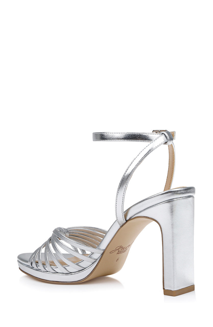 badgley-mischka-skylar-peep-toe-plateau-sandalen-silber image 3