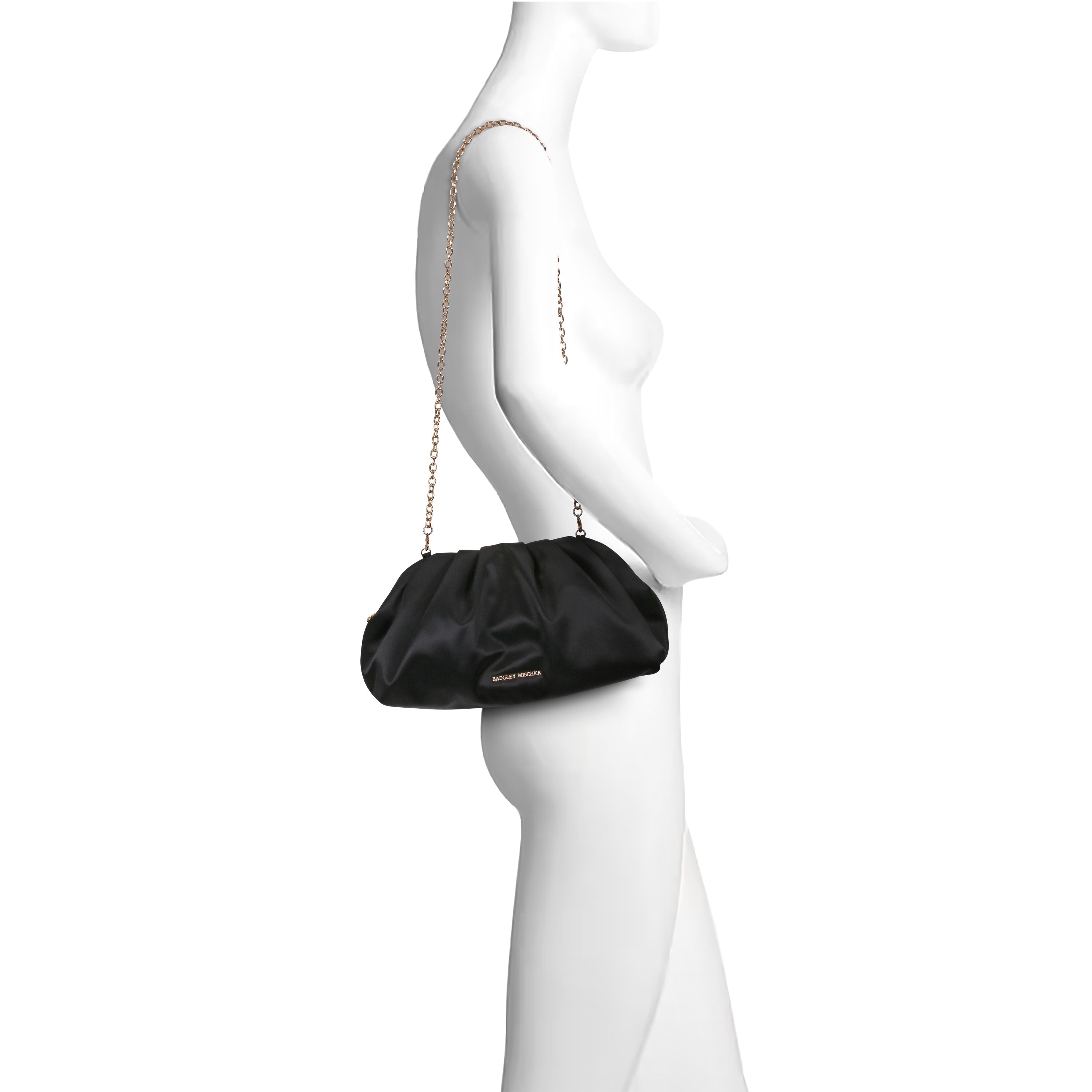 badgley-mischka-audrey-seiden-satin-clutch-schwarz image 5
