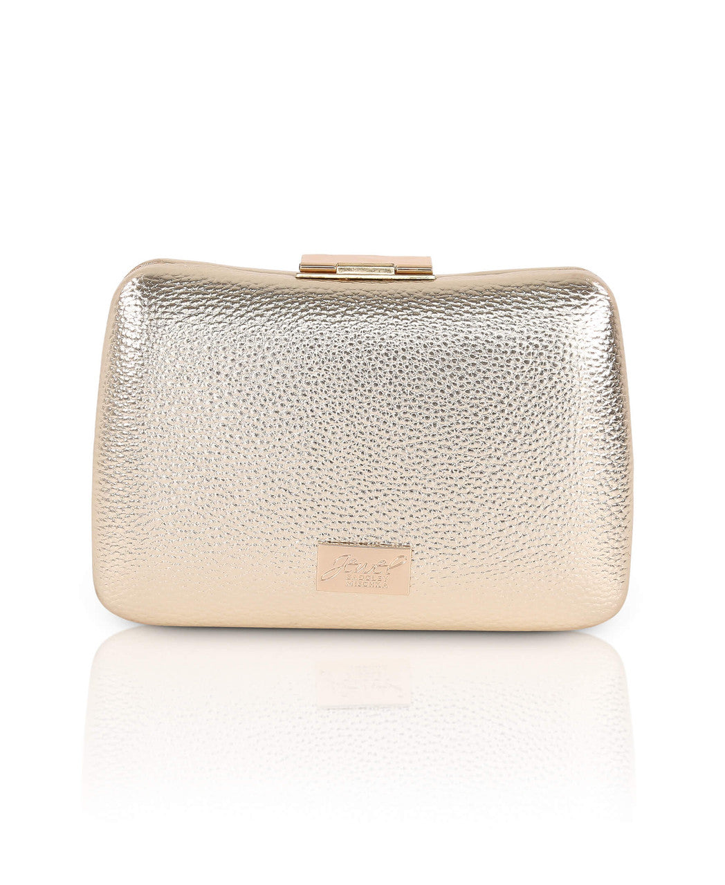 badgley-mischka-tatum-clutch-gold-kunstleder-abendtasche image 8