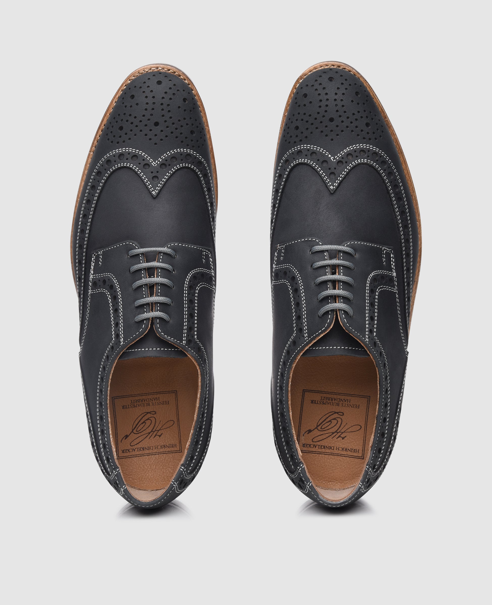heinrich-dinkelacker-luzern-full-brogue-j-herrenschuh-schwarz image 8