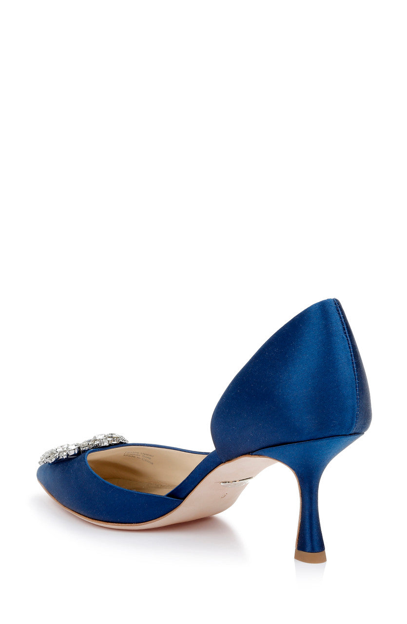 badgley-mischka-fabia-ii-kitten-heels-silber-textil image 3