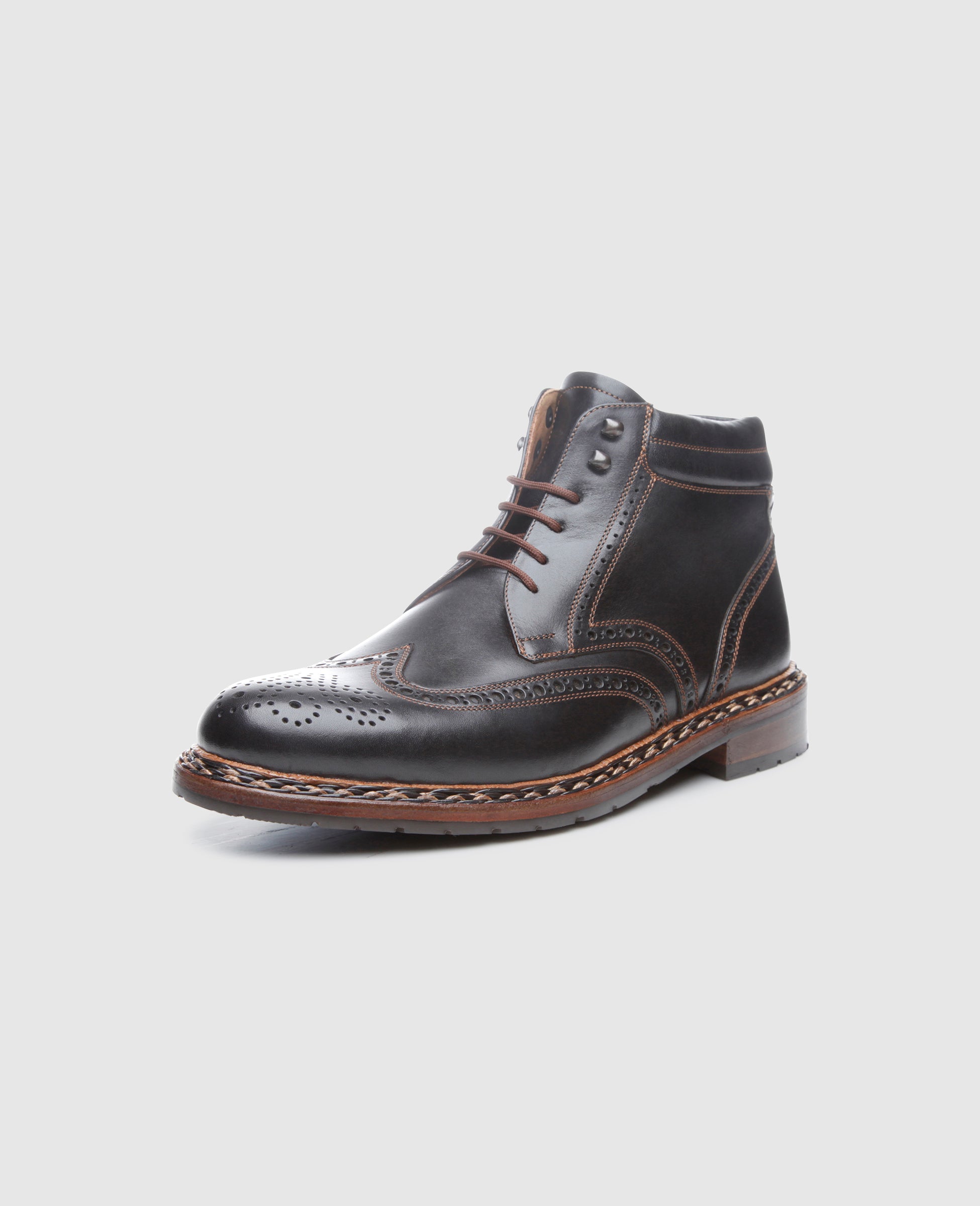 heinrich-dinkelacker-buda-full-brogue-boot-schwarz-kalbsleder image 2
