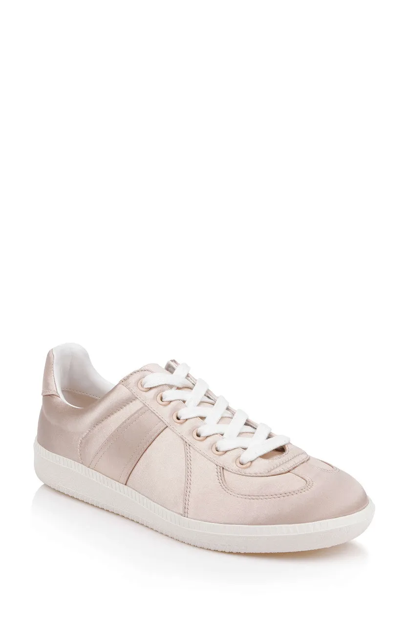 badgley-mischka-imara-satin-sneaker-nude-satin-flach image 1