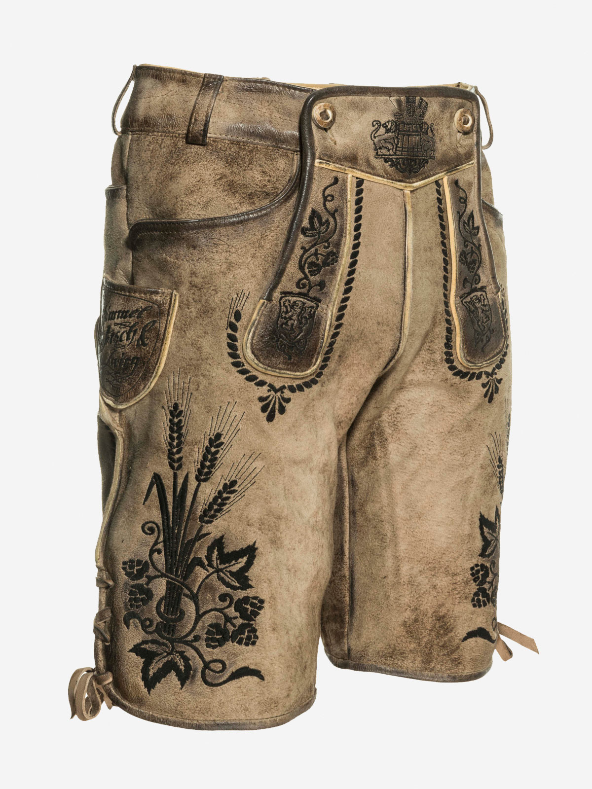 himmel-arsch-zwirn-braumeister-lederhose-wildbock-mit-g-rtel image 3