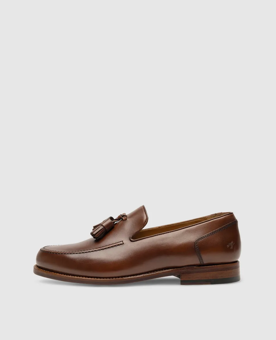 heinrich-dinkelacker-wien-plain-tassel-bc-loafer-braun-2 image 1