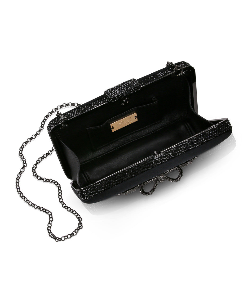 badgley-mischka-lexi-clutch-schwarz-kristall-schleife image 4