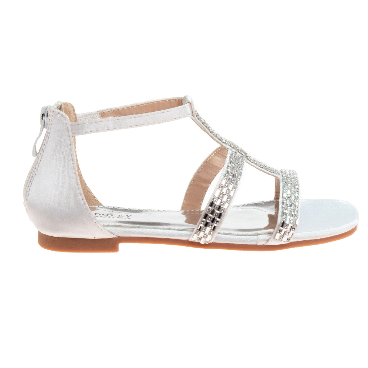badgley-mischka-girls-gladiator-sandale-silver-flach image 7