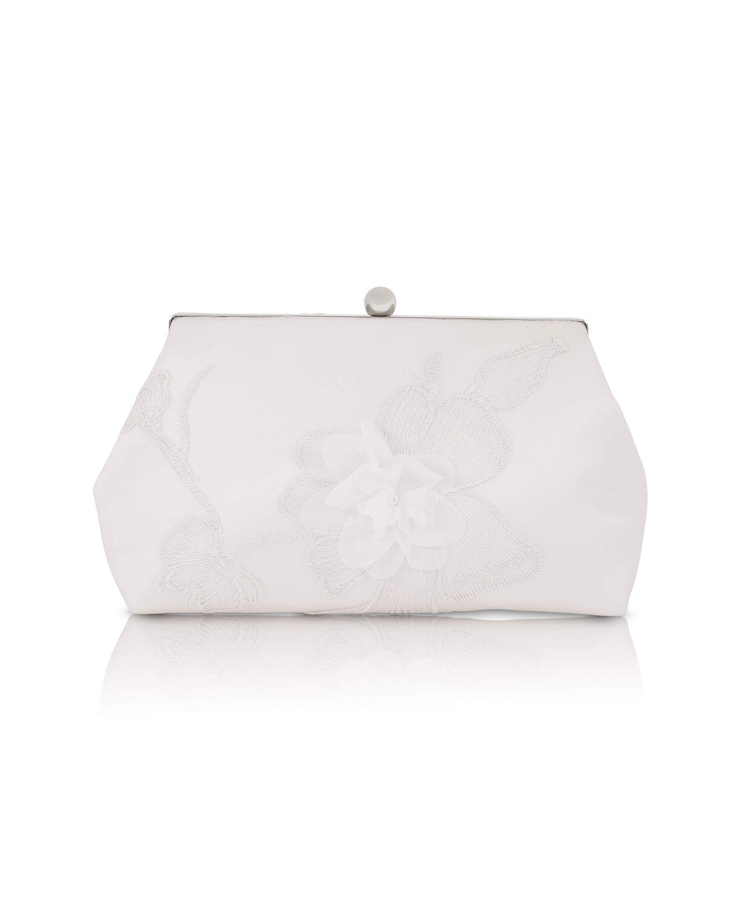 badgley-mischka-lila-pouch-clutch-abendtasche-ivory-blumen image 1