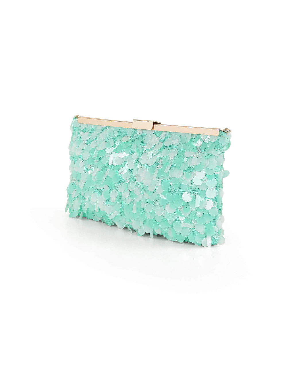 badgley-mischka-briar-clutch-mint-pailletten-abendtasche image 2