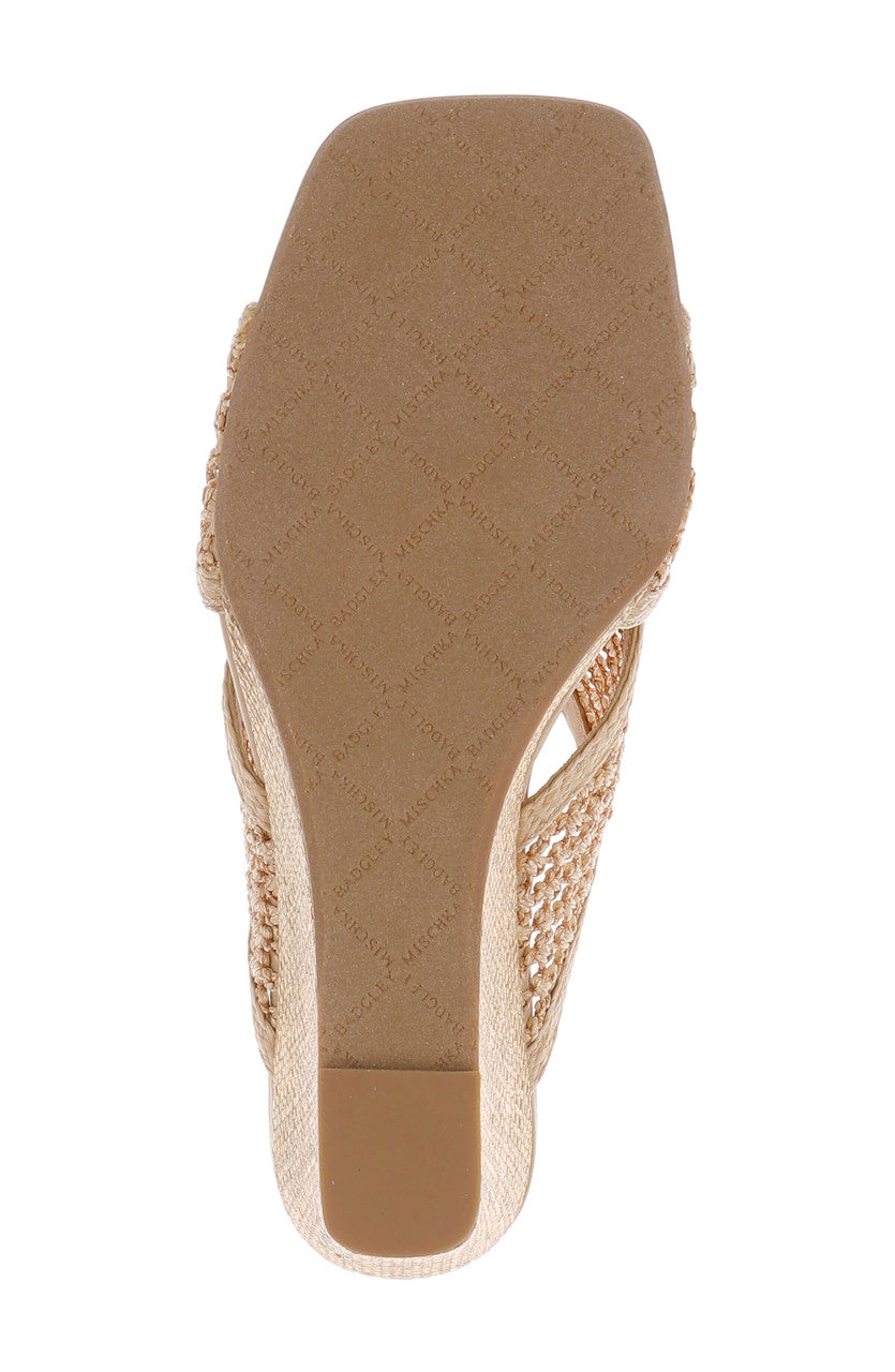 badgley-mischka-xandria-wedge-slide-sandale-natural-rafi-bast image 6