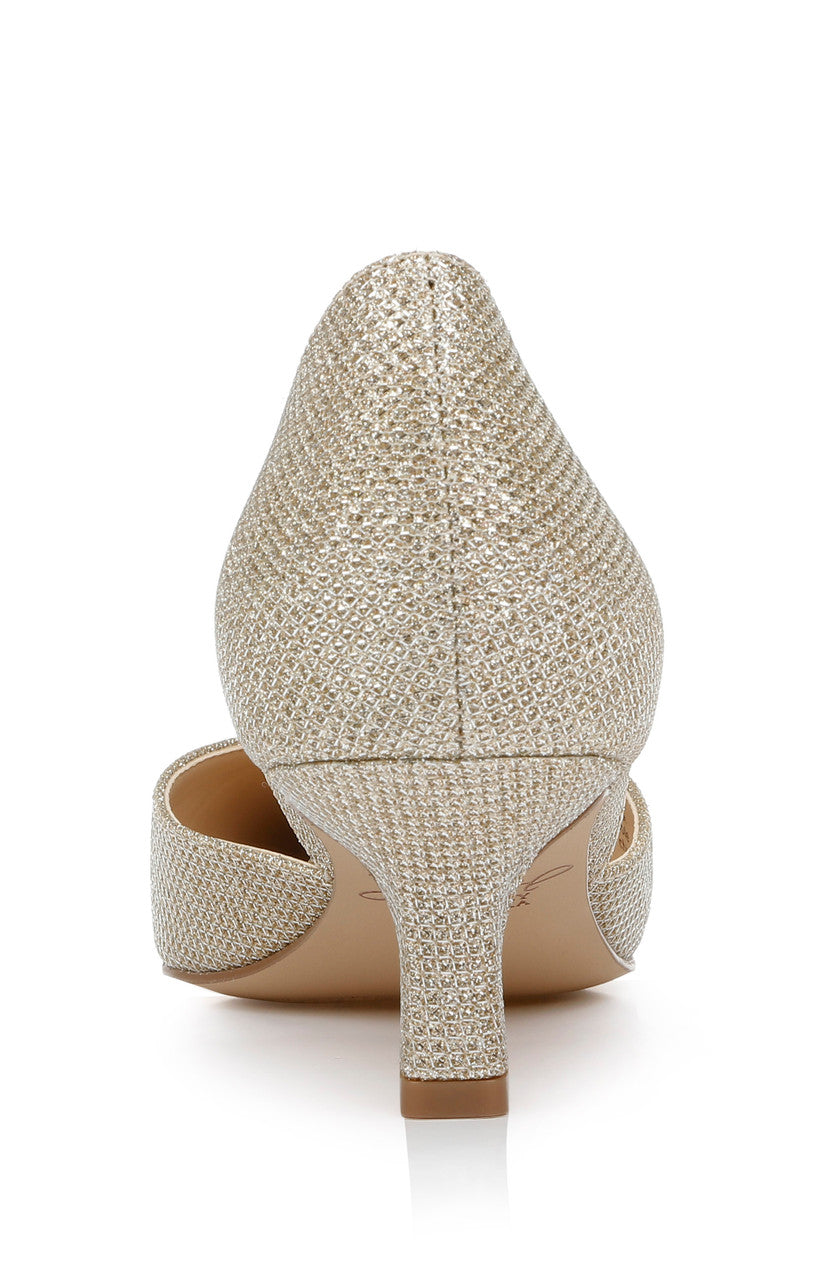 badgley-mischka-dotty-pumps-gold-glitzer-kitten-heel image 8