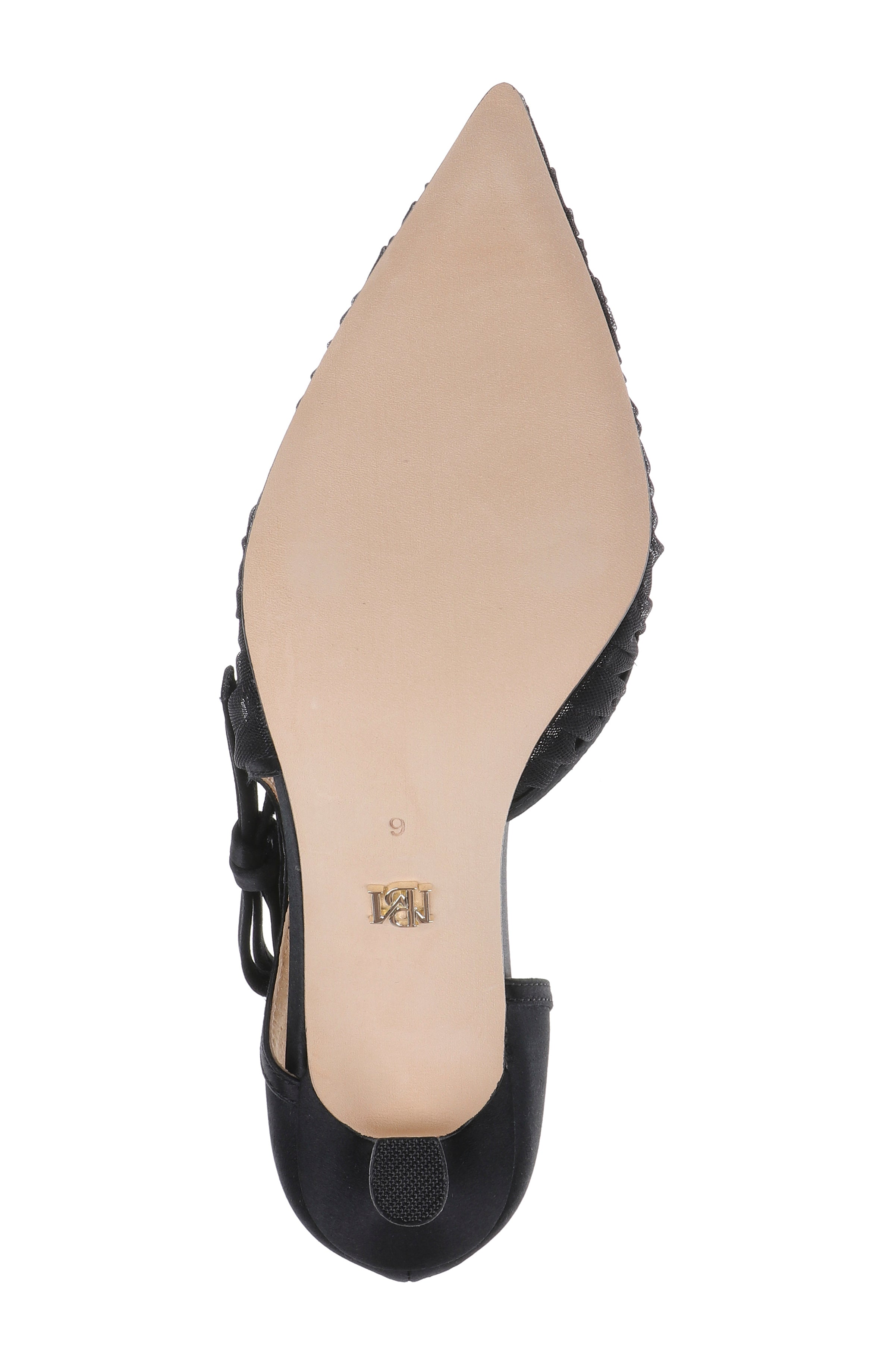 badgley-mischka-rayna-pumps-schwarz-satin-mesh-spitze image 6
