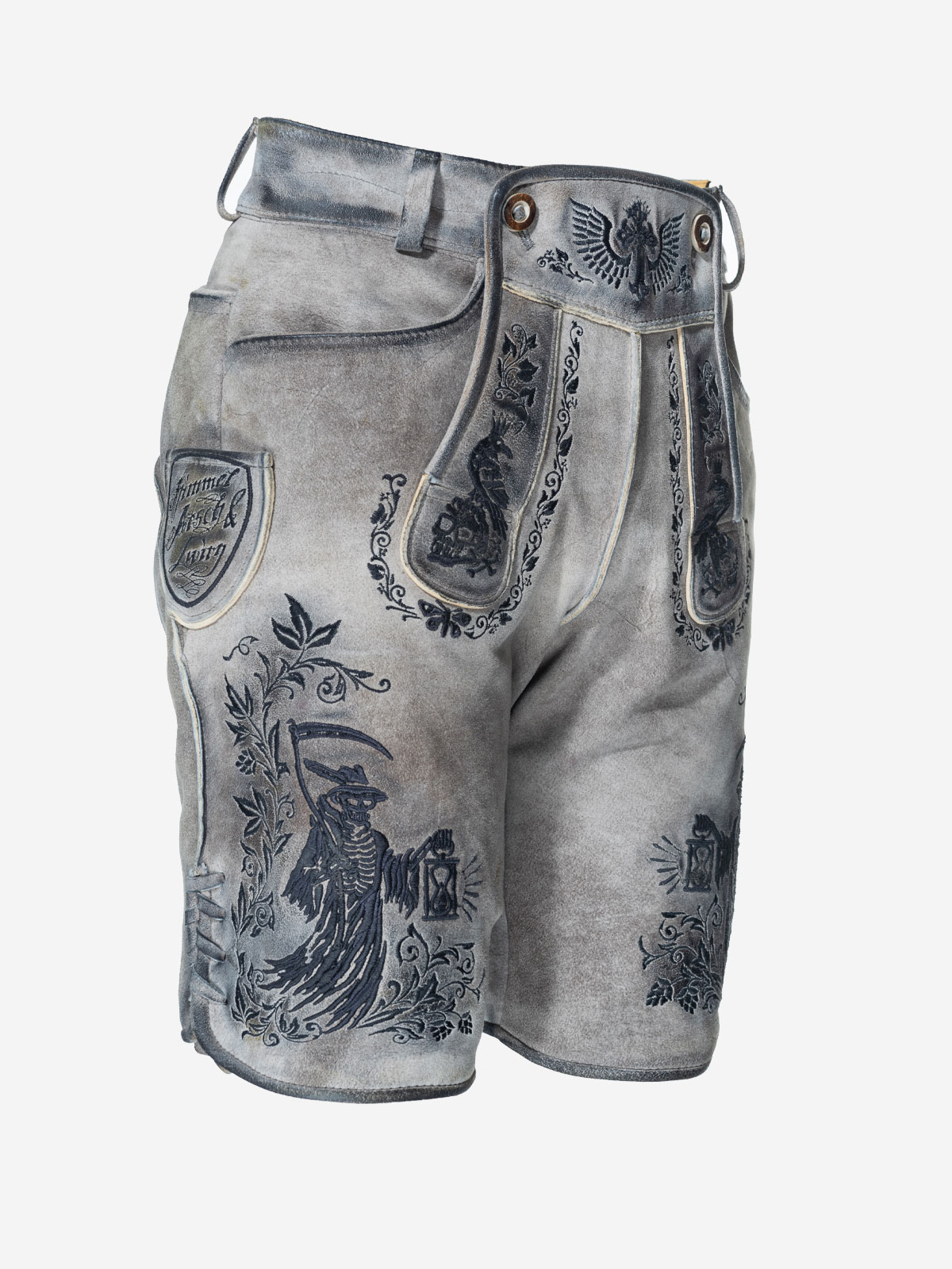 himmel-arsch-zwirn-boandl-zwanziger-lederhose-wildbock-mit-g-rtel image 3