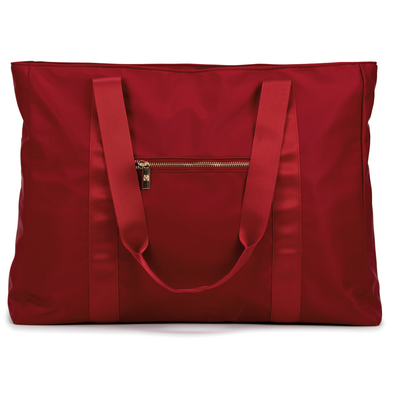 badgley-mischka-travel-weekender-tote-tasche-burgundy-nylon image 4