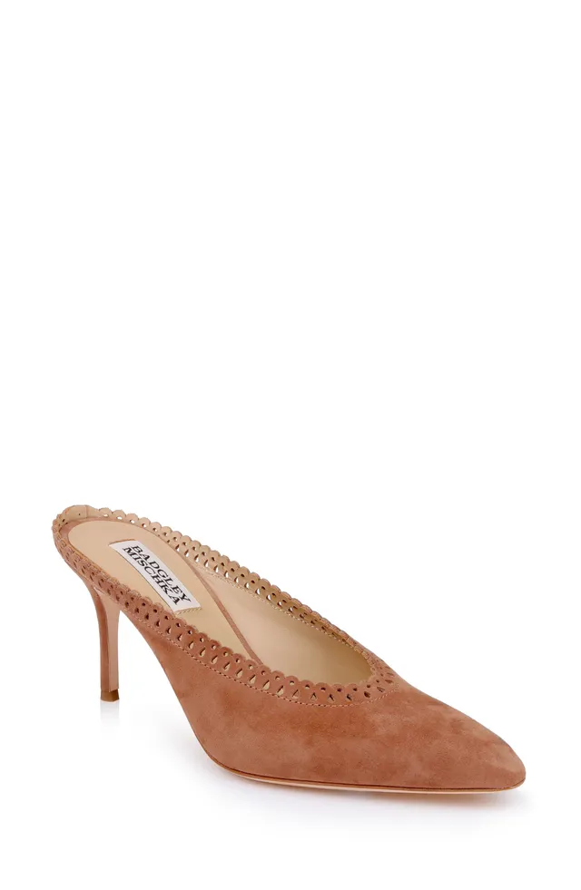 badgley-mischka-rylie-mule-cream-white-leder-stiletto image 1