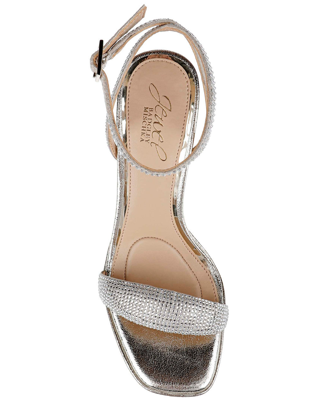 badgley-mischka-teddi-plateausandalette-silber-glitzer-12cm image 5