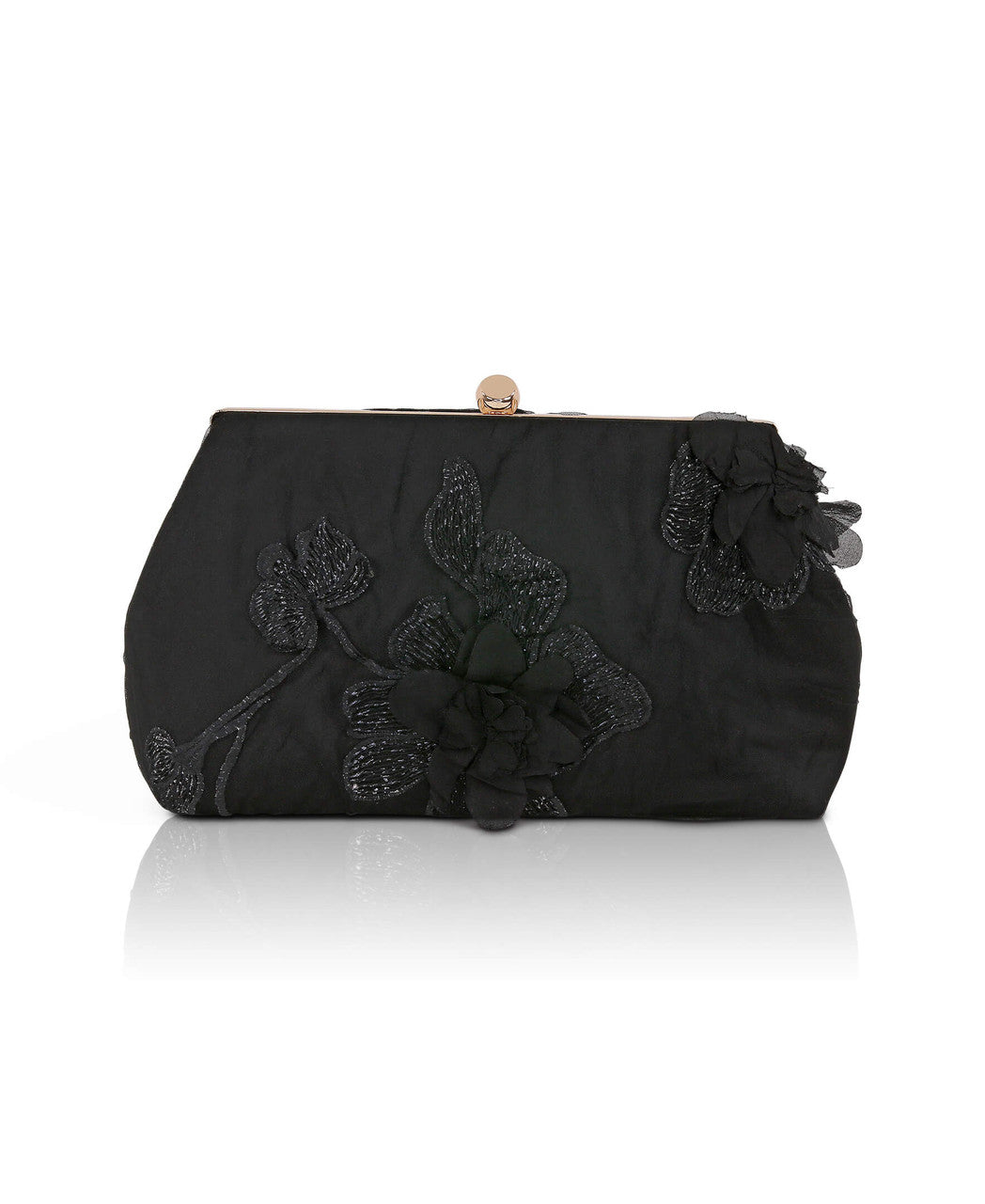 badgley-mischka-lila-pouch-clutch-abendtasche-ivory-blumen image 5