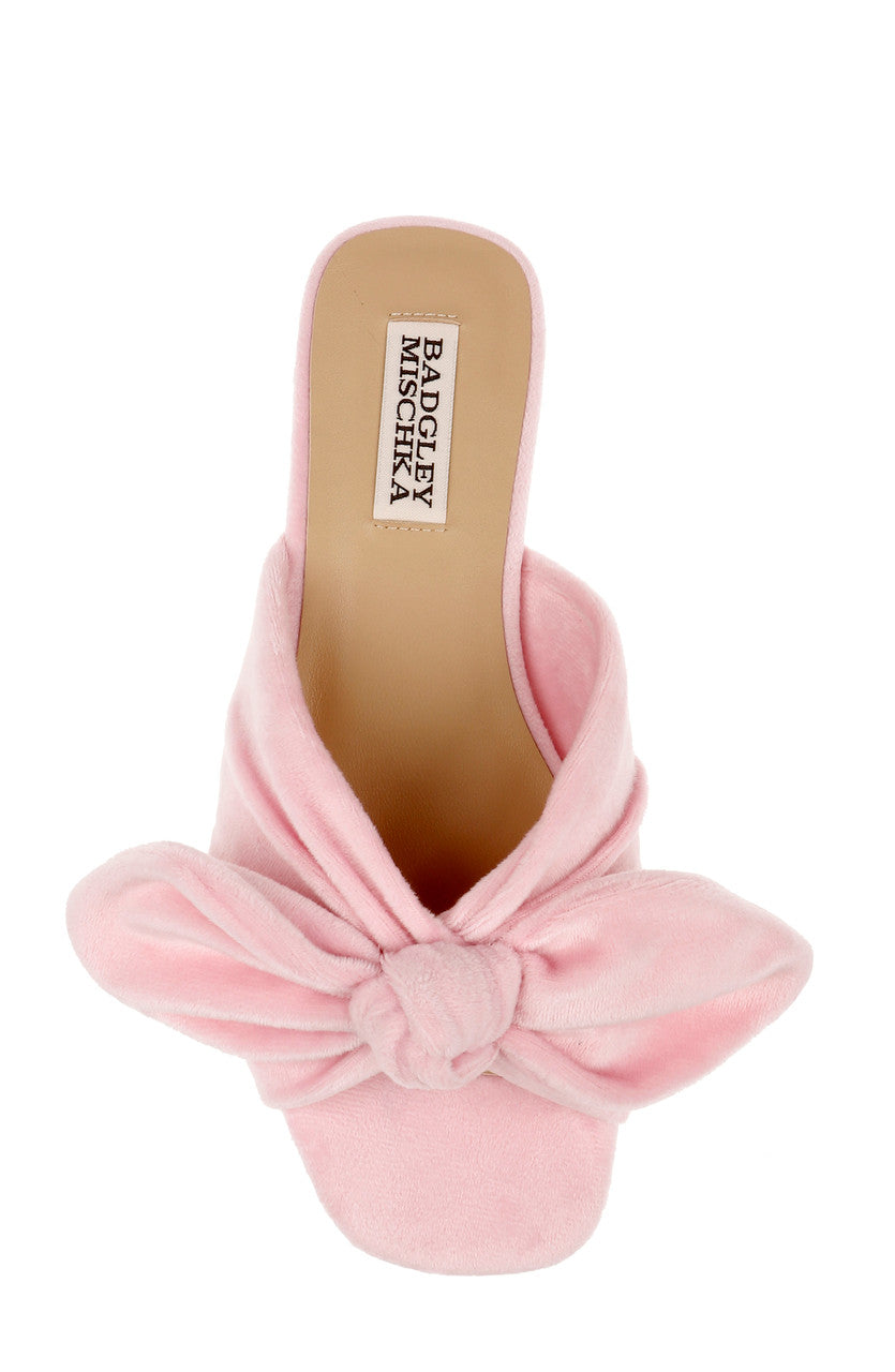 badgley-mischka-darla-slide-sandalen-white-stoff-schleife image 5