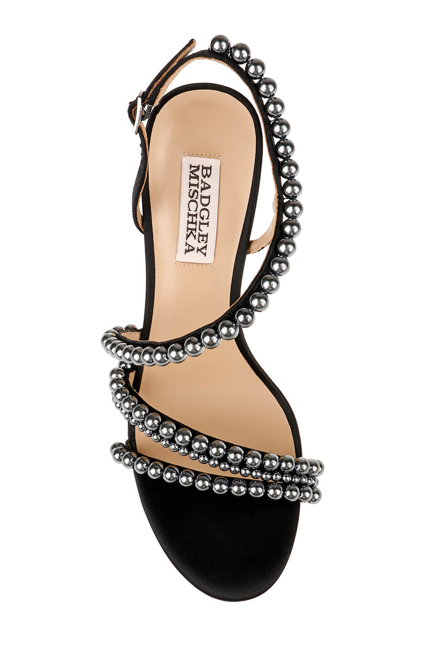 badgley-mischka-amora-blockabsatz-sandale-perlen-schwarz image 5