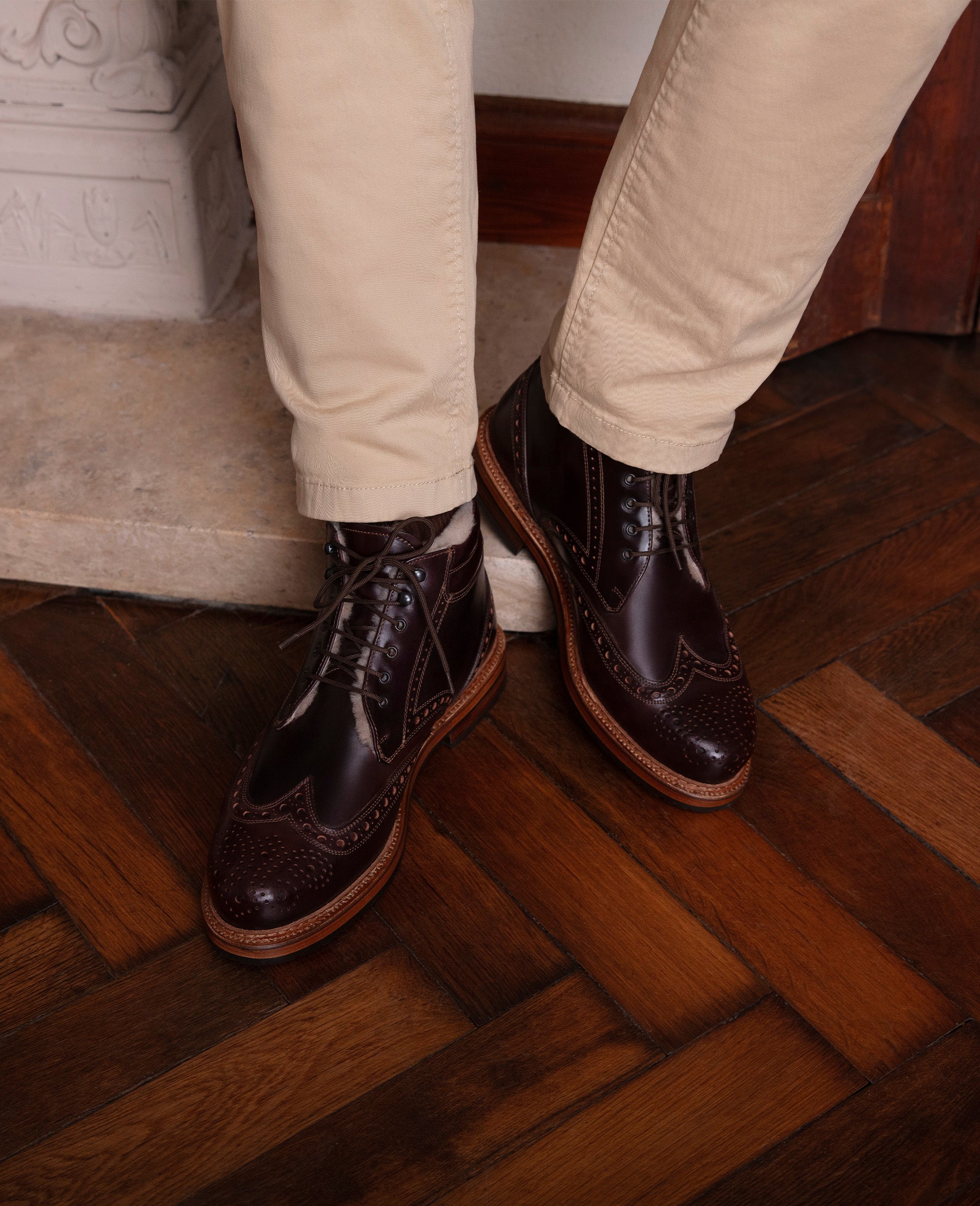 heinrich-dinkelacker-buda-full-brogue-c-stiefel-dunkelcognac-cordovan image 5
