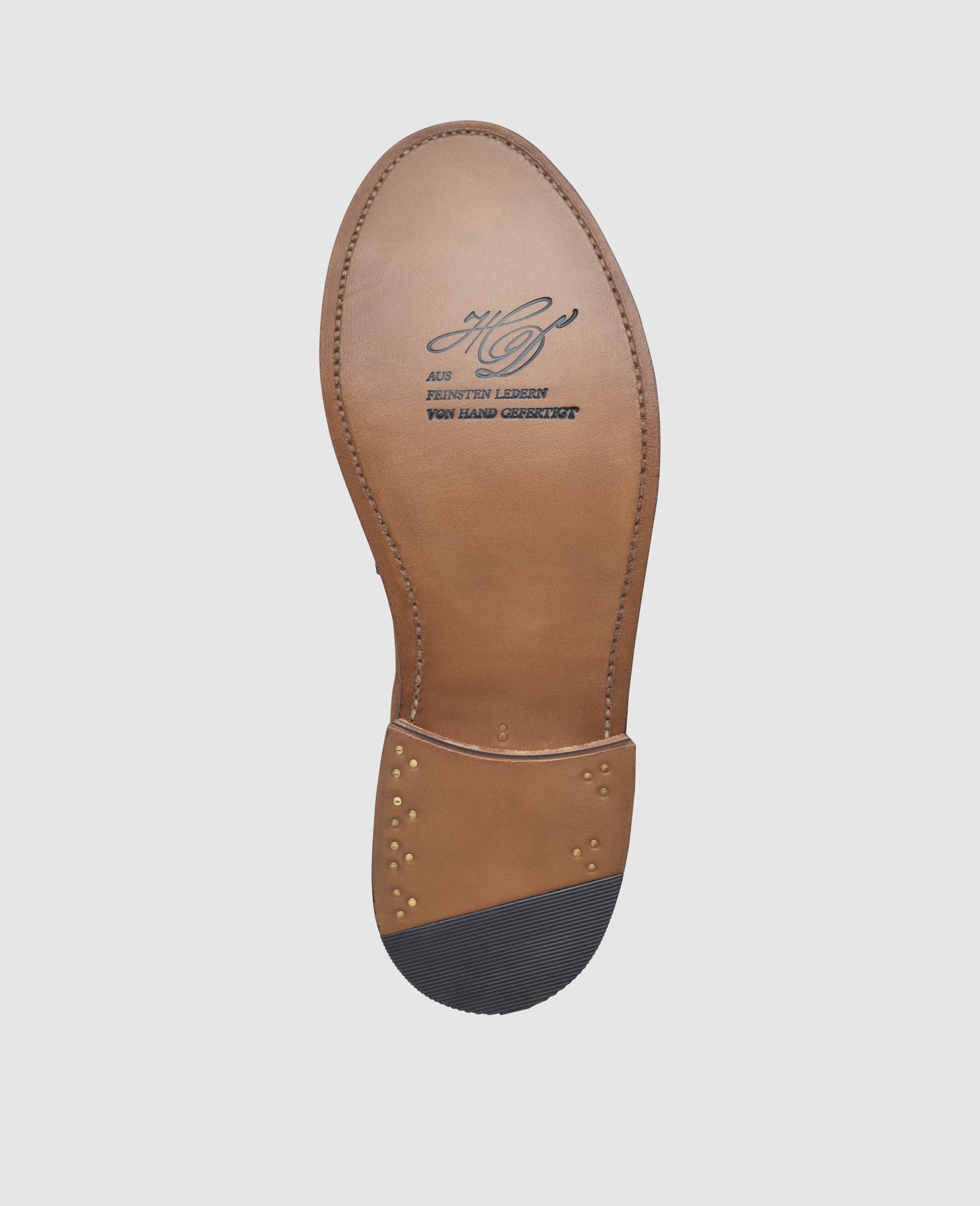 heinrich-dinkelacker-wien-plain-v-loafer-mittelbraun-velours-2 image 3