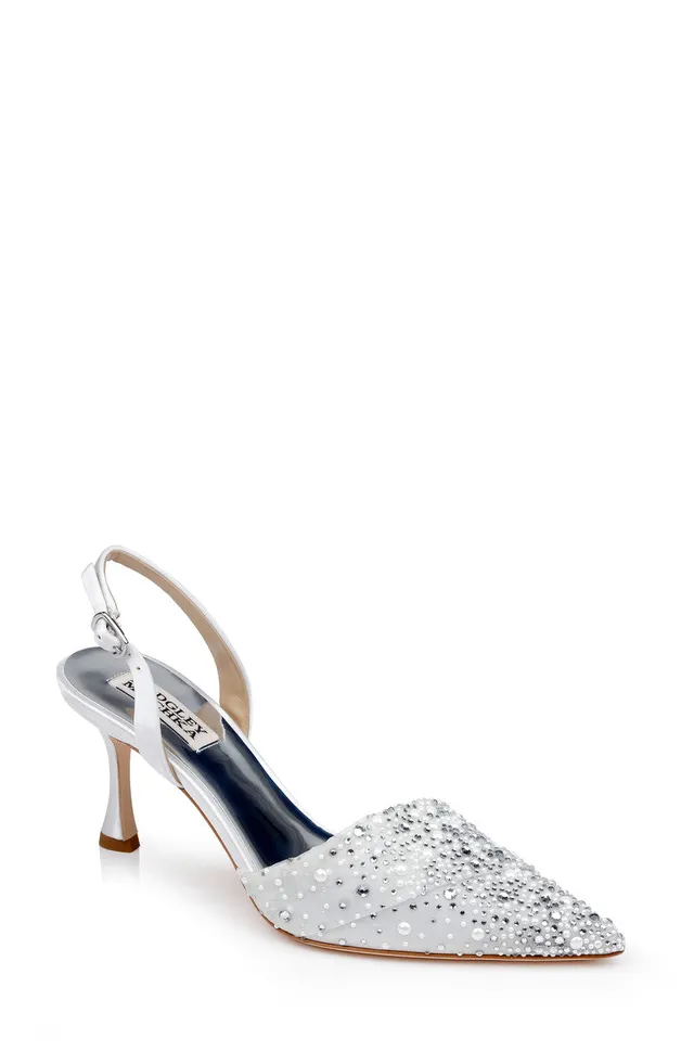 badgley-mischka-brenna-slingbacks-schwarz-strass-75mm image 1