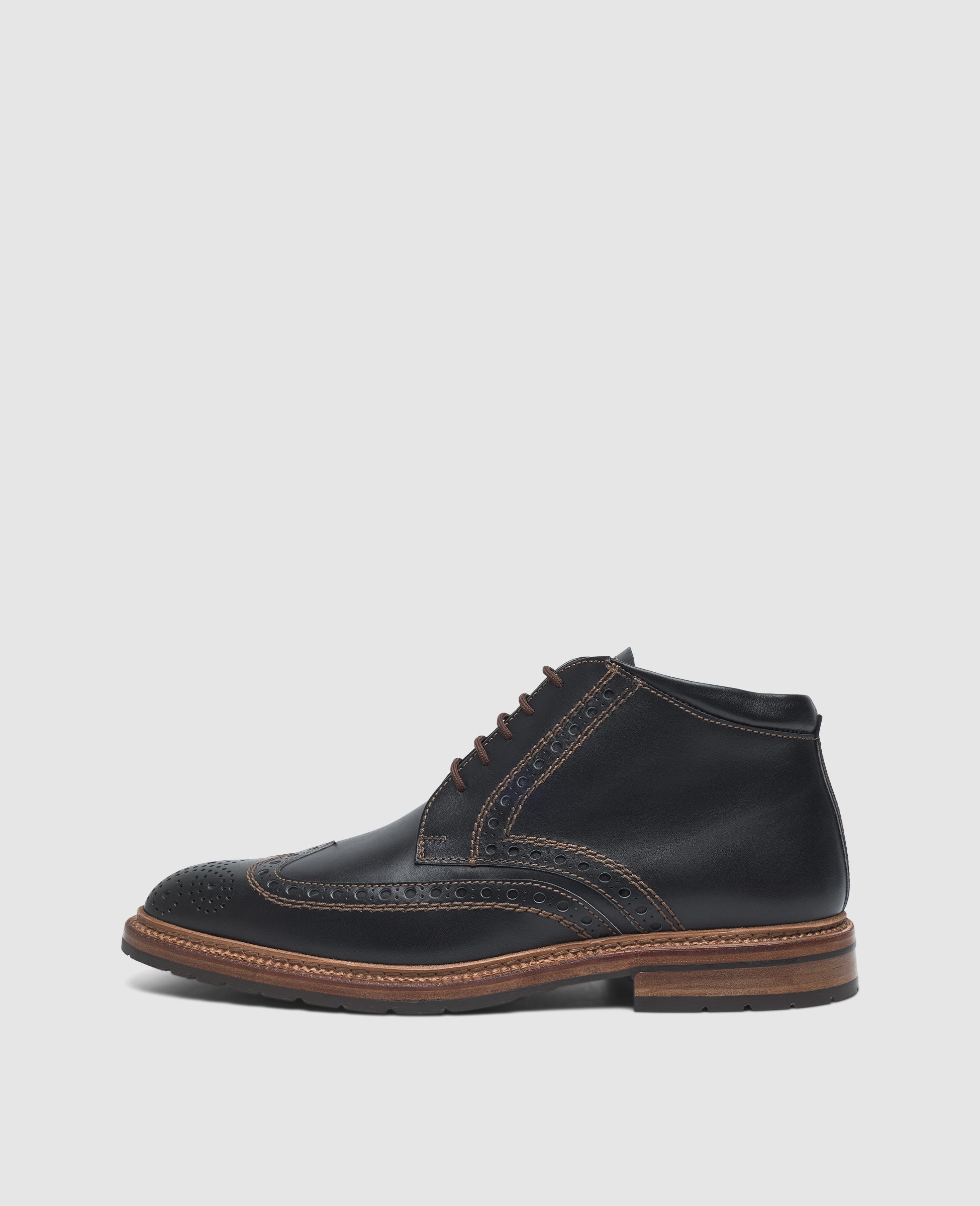 heinrich-dinkelacker-luzern-full-brogue-sc-herrenstiefel-schwarz image 1