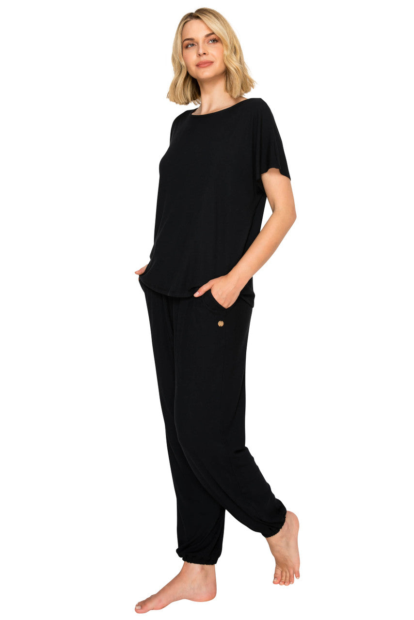 badgley-mischka-luxe-rib-jogger-set-modal-rose-gr-s image 2