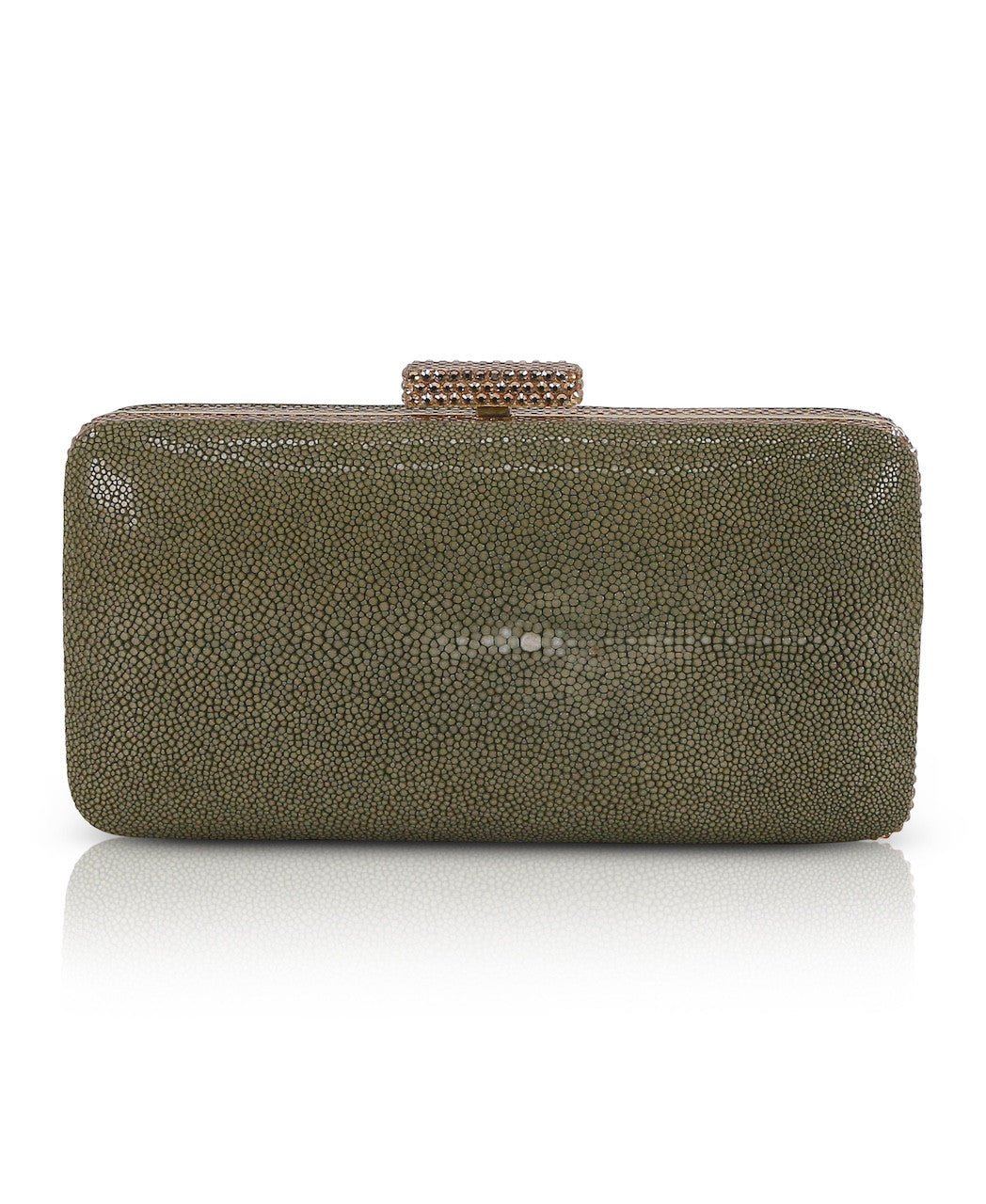 badgley-mischka-evelyn-clutch-cherry-blossom-stingray-leder image 8