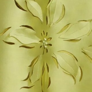 badgley-mischka-laser-cut-floral-midi-kleid-chartreuse image 6