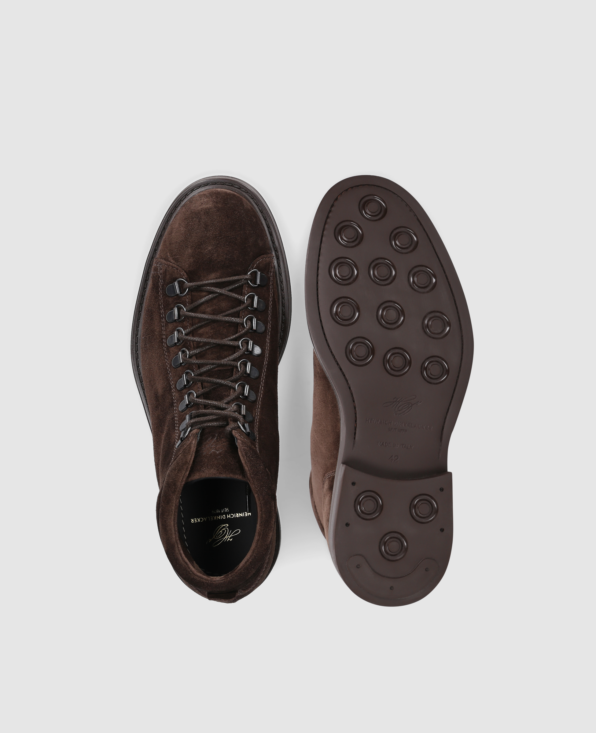 heinrich-dinkelacker-florenz-plain-v-boot-dunkelbraun-velours image 7