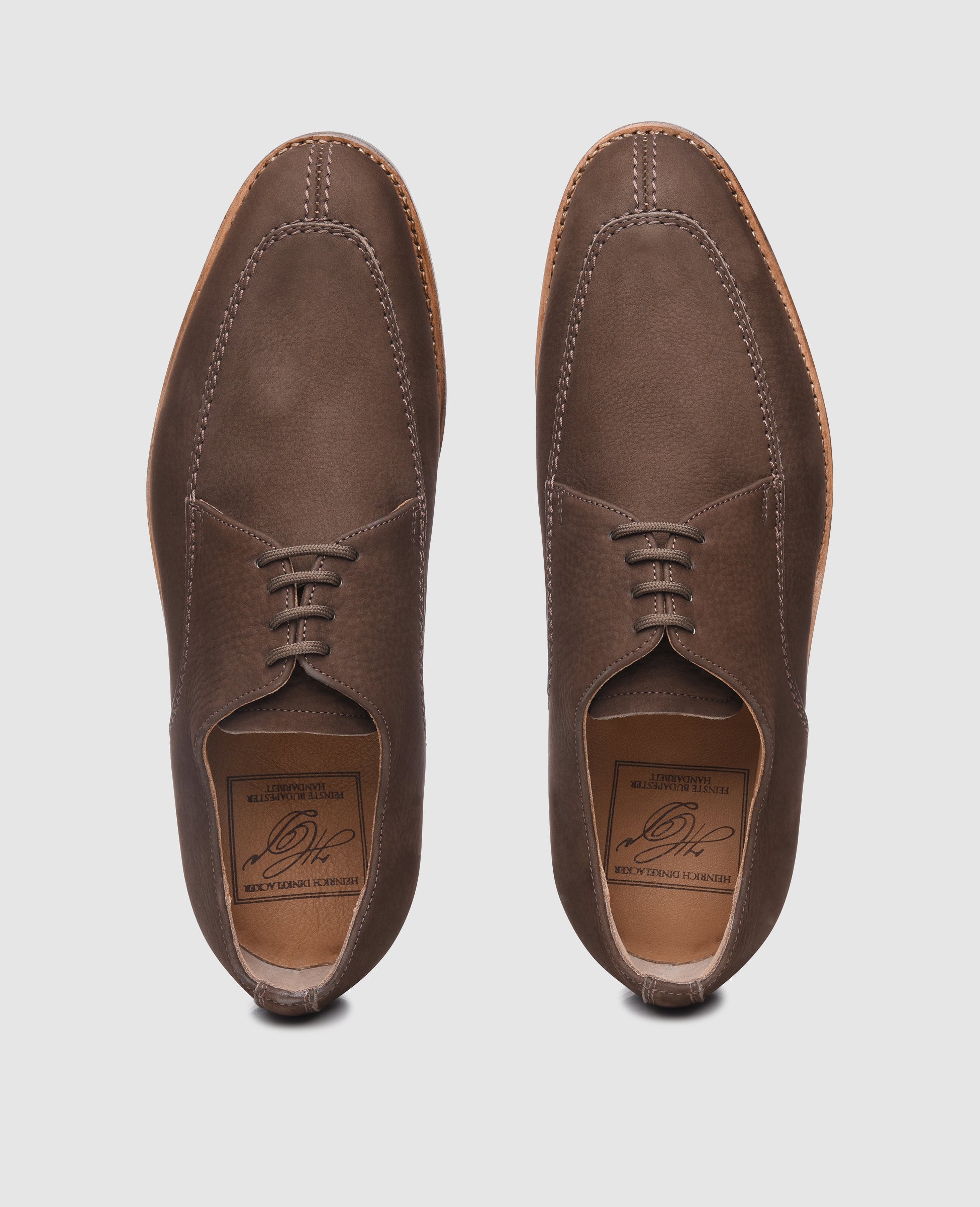 heinrich-dinkelacker-luzern-plain-bd-herrenschuhe-mocca-nubuk image 8