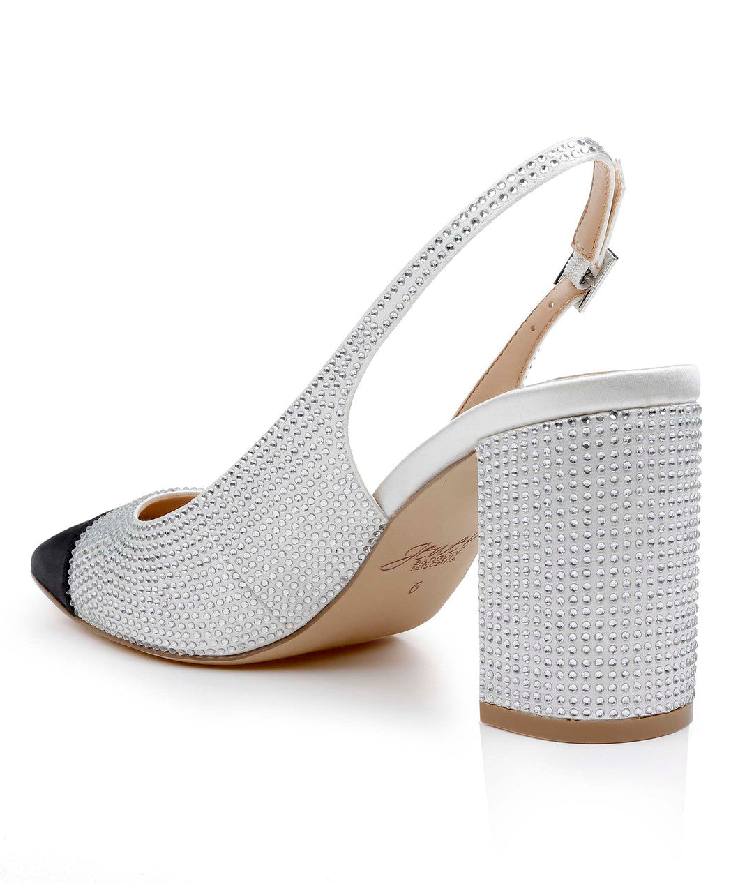 badgley-mischka-tatum-slingback-pumps-ivory-black image 3