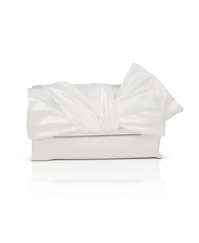 badgley-mischka-delilah-clutch-schwarz-schleife-kette image 1