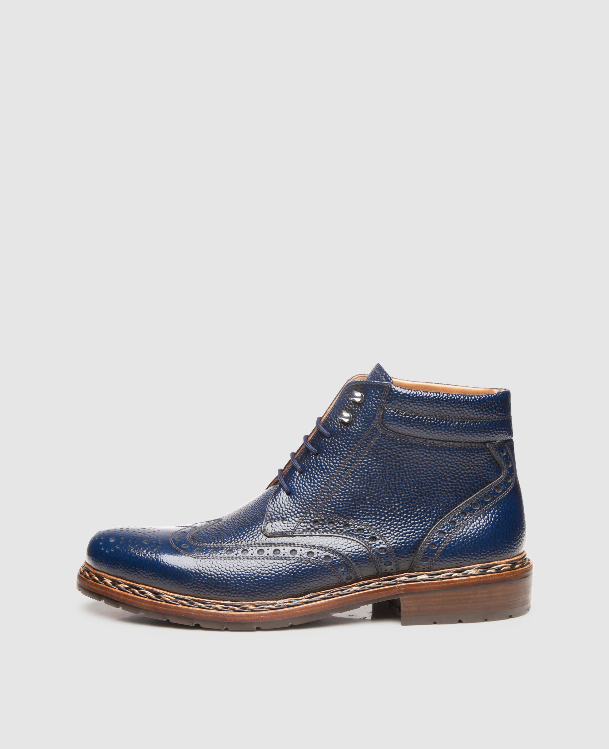 heinrich-dinkelacker-buda-full-brogue-ag-boot-blau-kalbsleder image 1