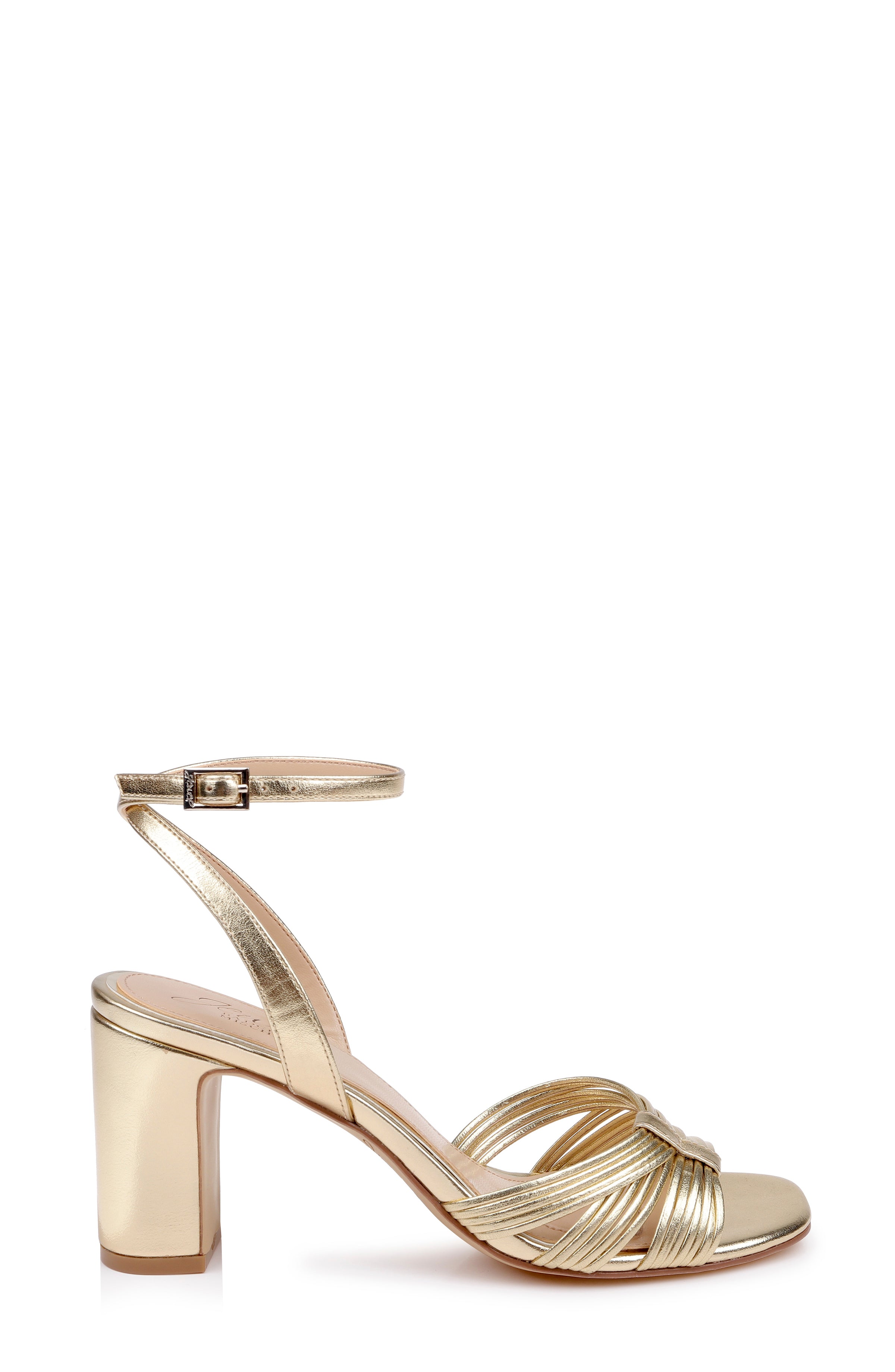 badgley-mischka-zaylee-sandale-gold-leder-blockabsatz-75mm image 2