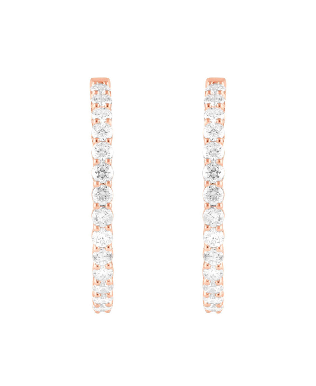 badgley-mischka-in-out-diamant-creolen-14k-wei-gold-34-mm image 4