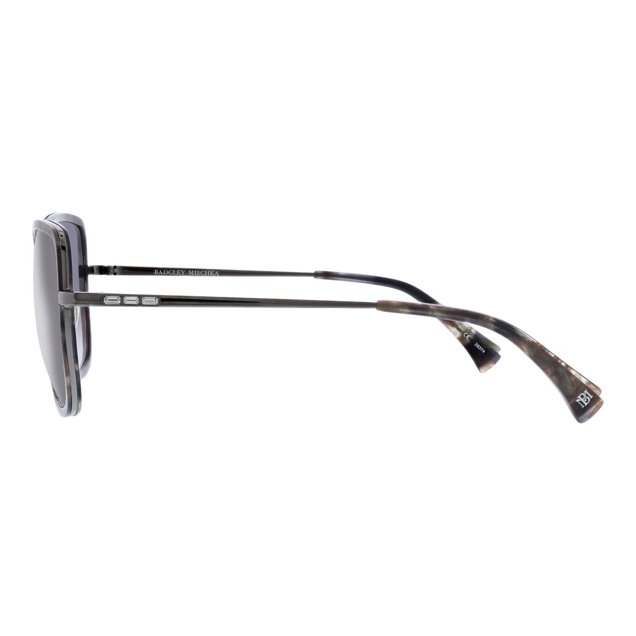 badgley-mischka-daphne-sonnenbrille-schwarz-oversize image 3