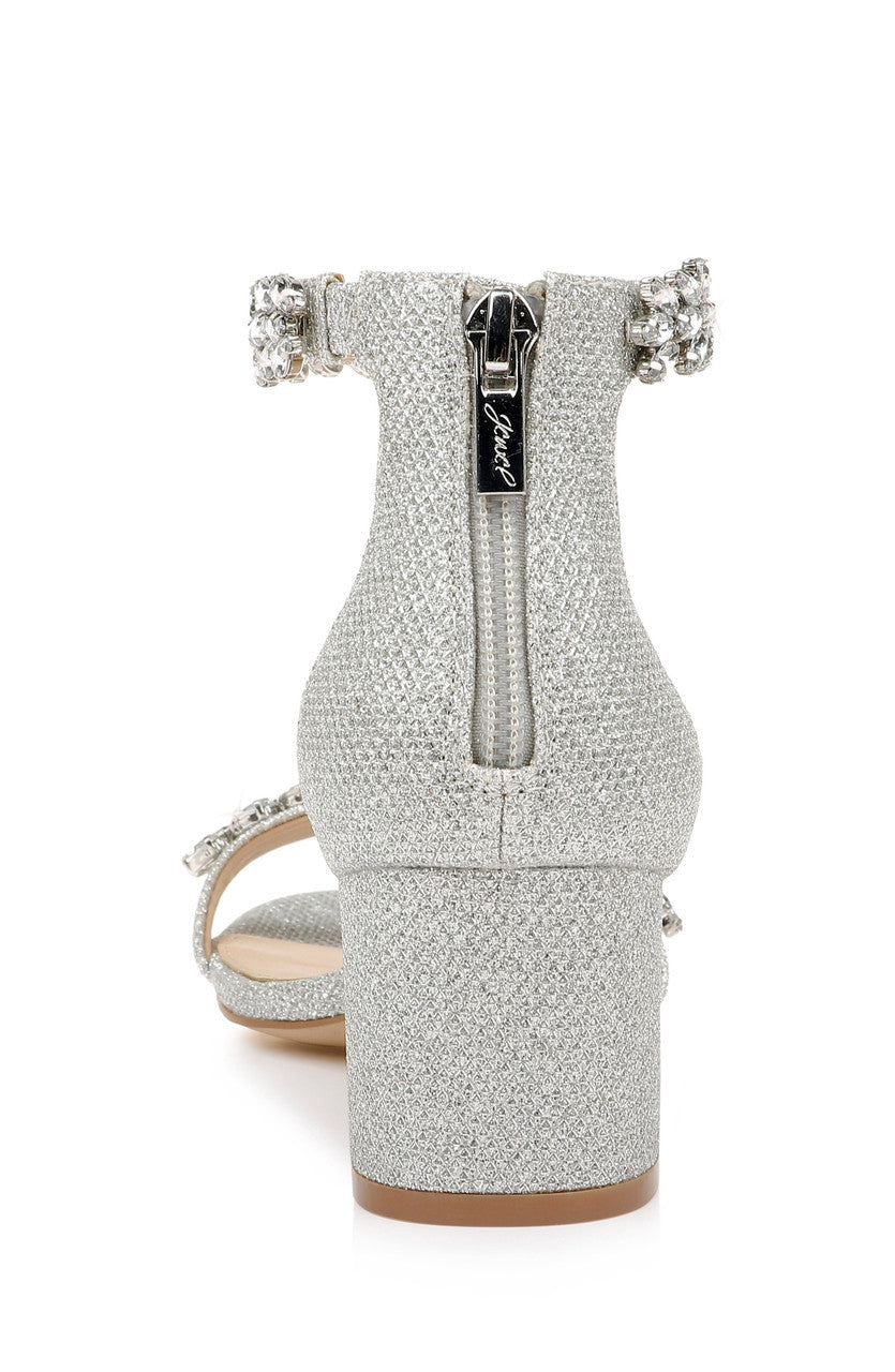badgley-mischka-bronwen-abendschuhe-silber-blockabsatz image 7