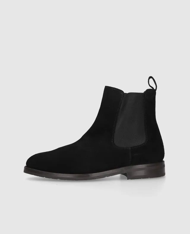 heinrich-dinkelacker-luzern-chelsea-boot-v-herrenschuh-schwarz-velours image 1