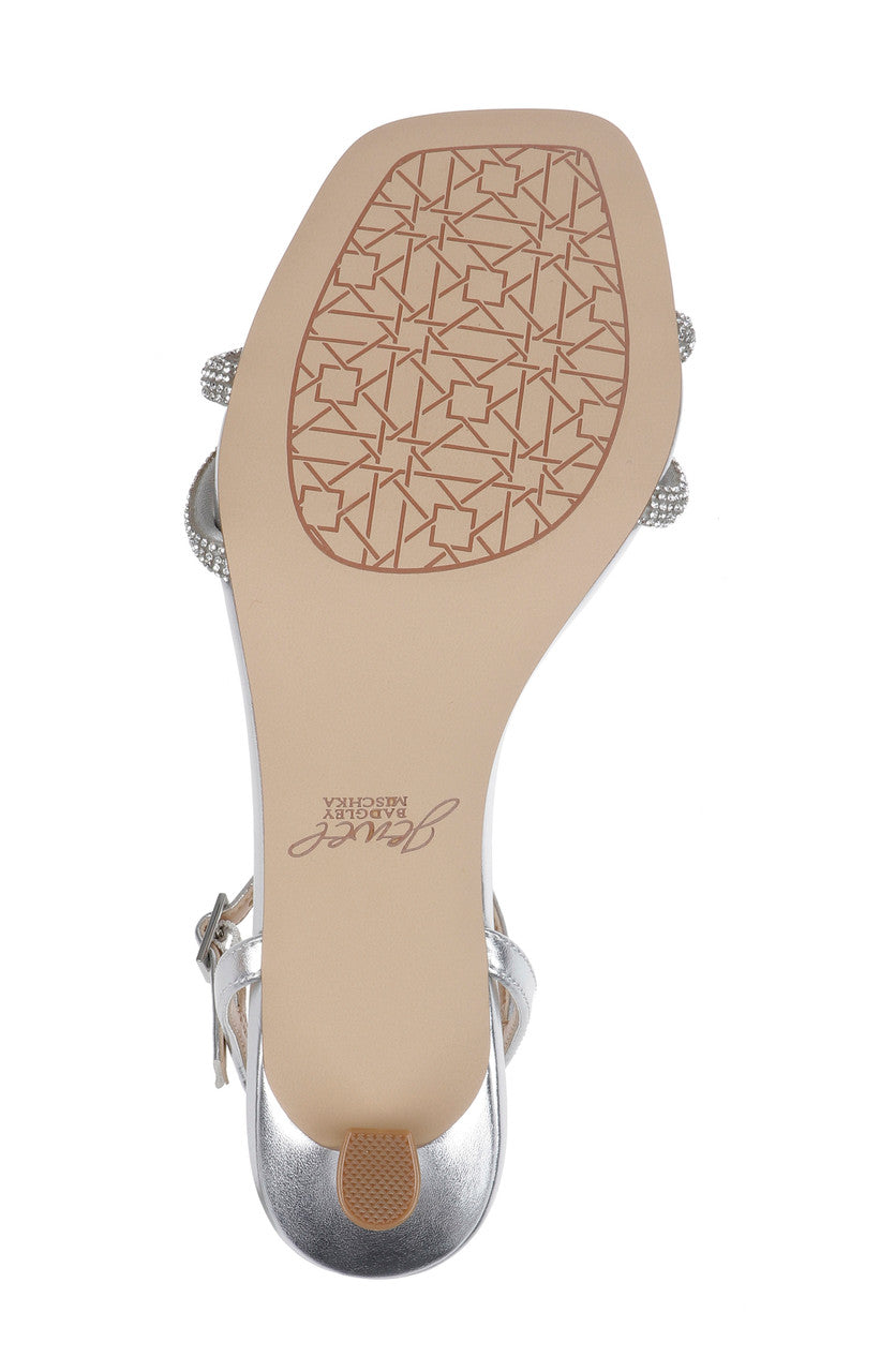 badgley-mischka-maci-metallic-sandale-silber-strass image 6
