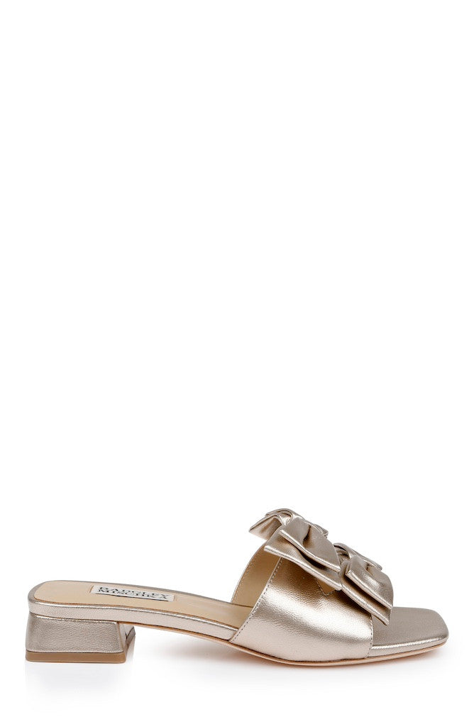 badgley-mischka-giorgia-ii-slides-champagne-schleife image 2