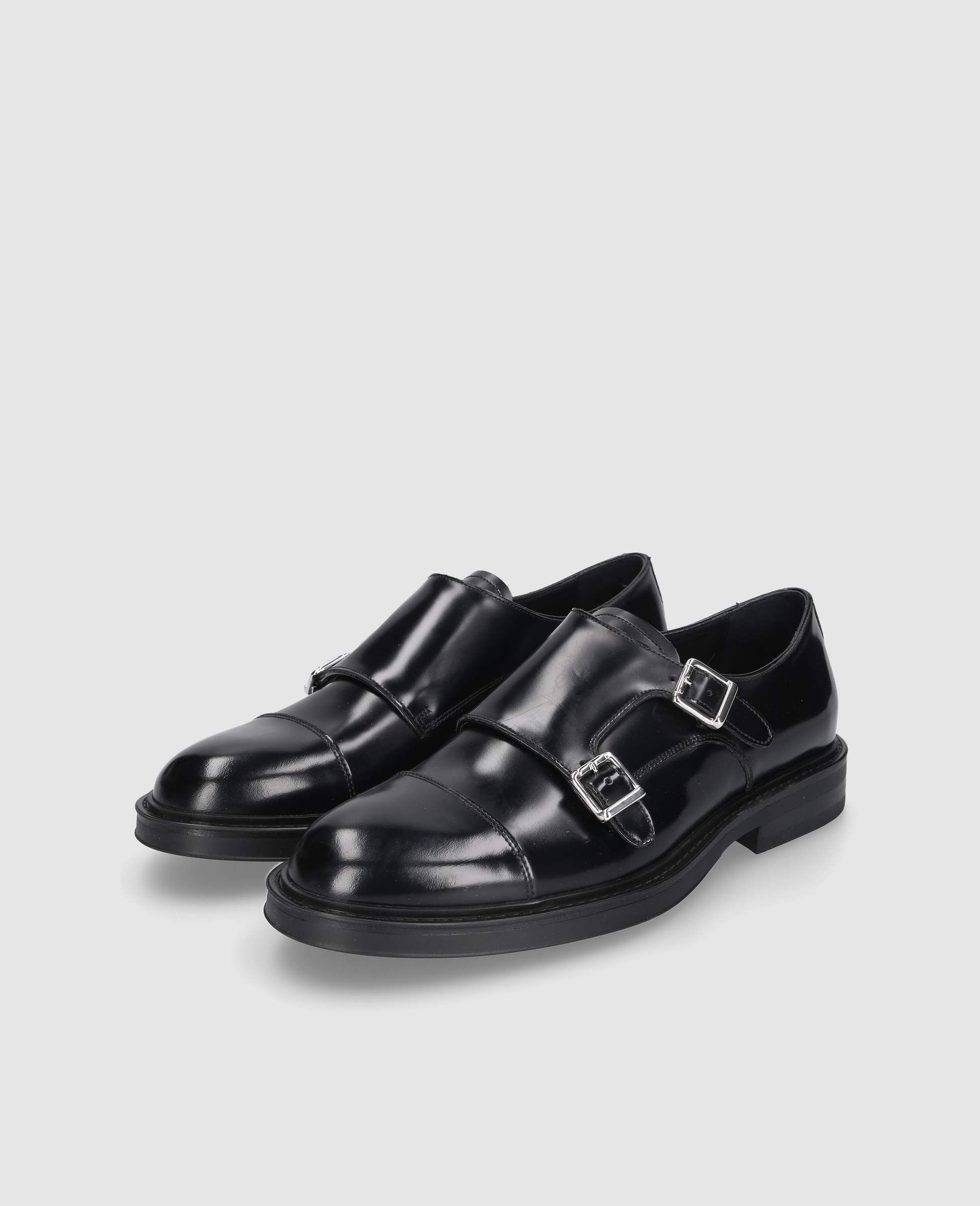 heinrich-dinkelacker-florenz-plain-double-monk-schwarz-leder image 2